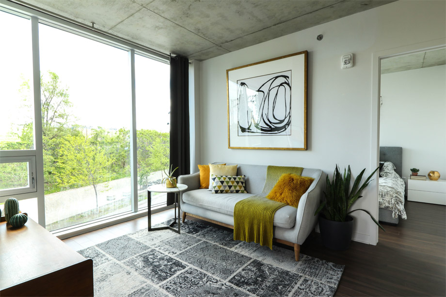 Hexagone Condos for rent in Griffintown Devimco Apartments